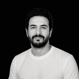 Black and white portrait of Bachir Bendjeddou.